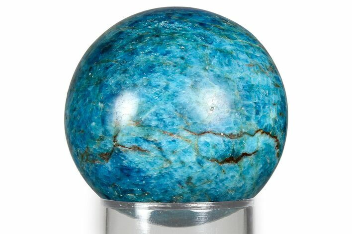 Bright Blue Apatite Sphere - Madagascar #367063